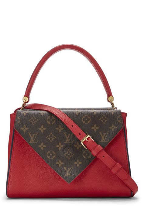 louis vuitton double v red|Louis Vuitton Red Leather Double V Bag QJB2871LRB002.